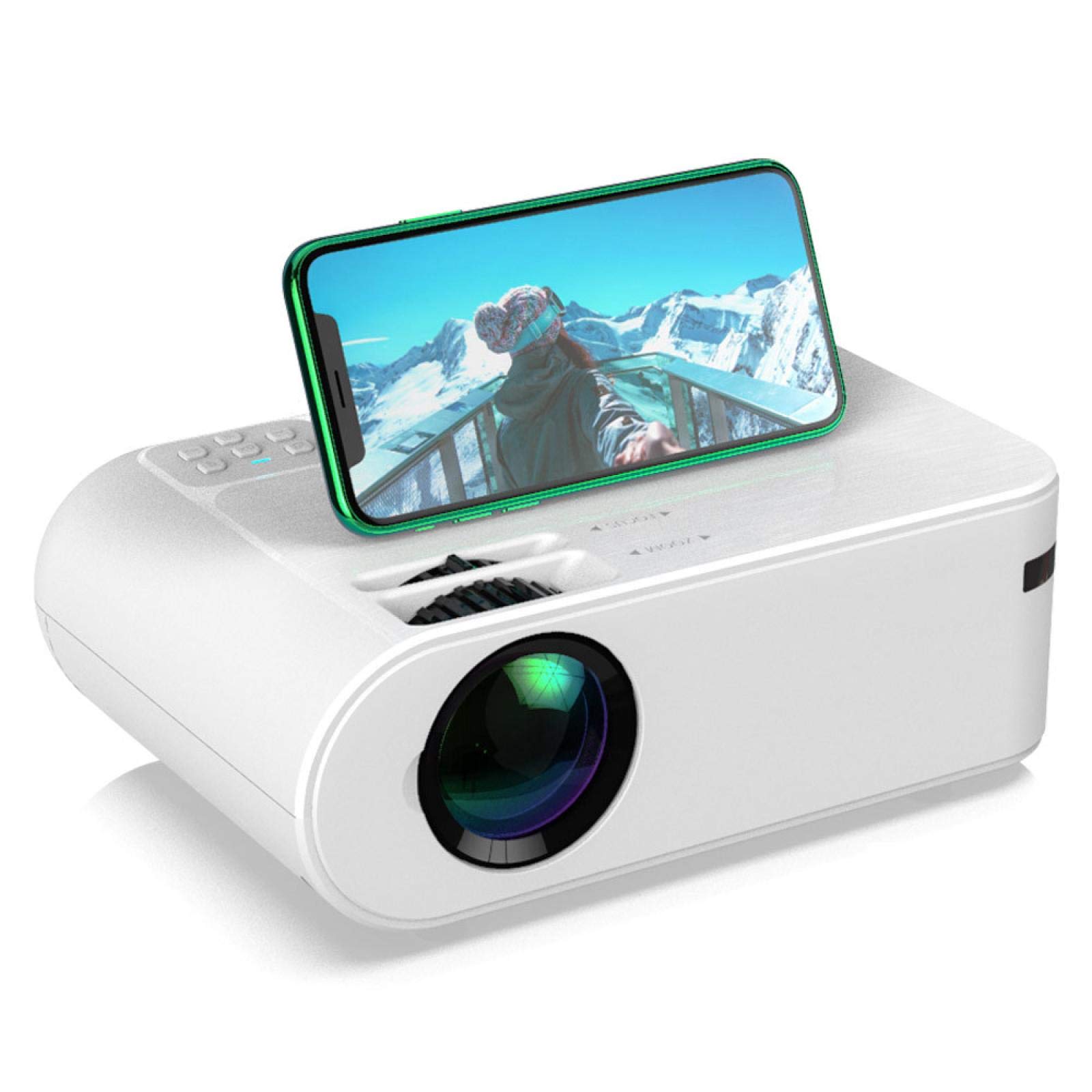 Mini proiettore supporta 1080P full HD home theater 2800 lumen video proiettore