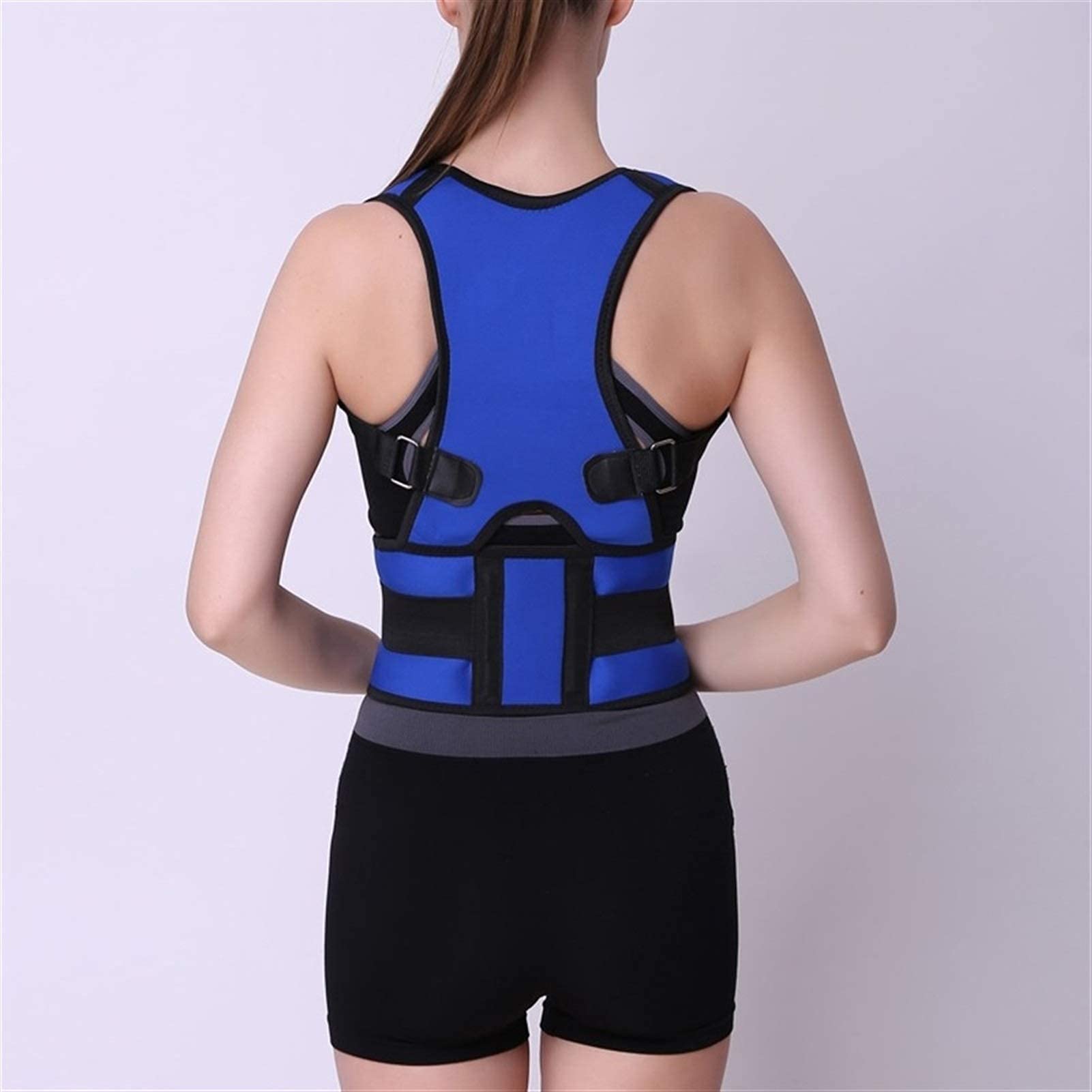 Cintura di Sostegno per la Schiena Postura Corsetto Supporto per la Schiena Supporto per la Schiena degli Uomini Spalla di Supporto Correttore per la Postura della Spalla Protezione per la Schiena