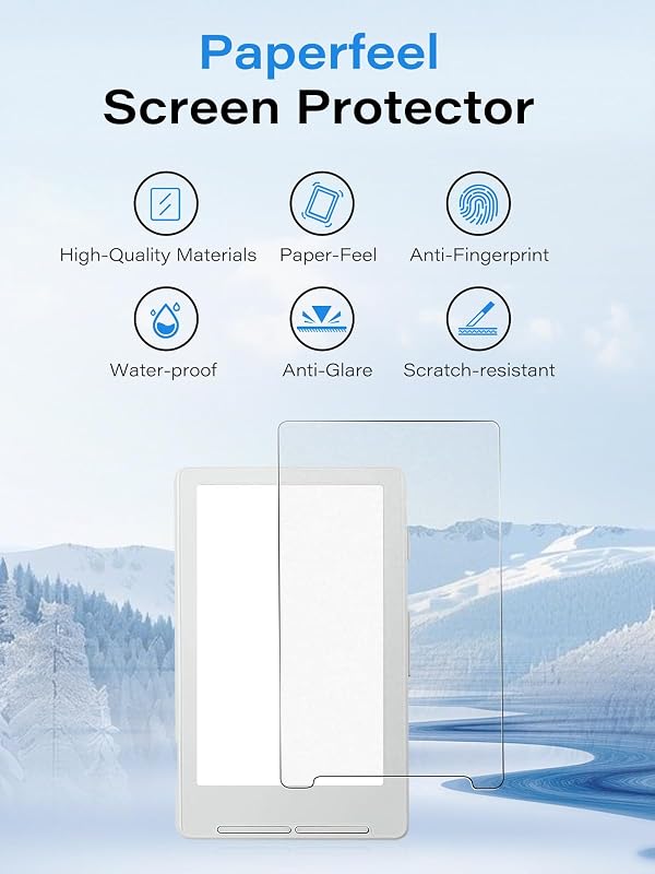 2-Pack Paperfeel Screen Protector for Xteink X4 E-Book Reader 4.3" by Helvioran - Used condition - Image 2