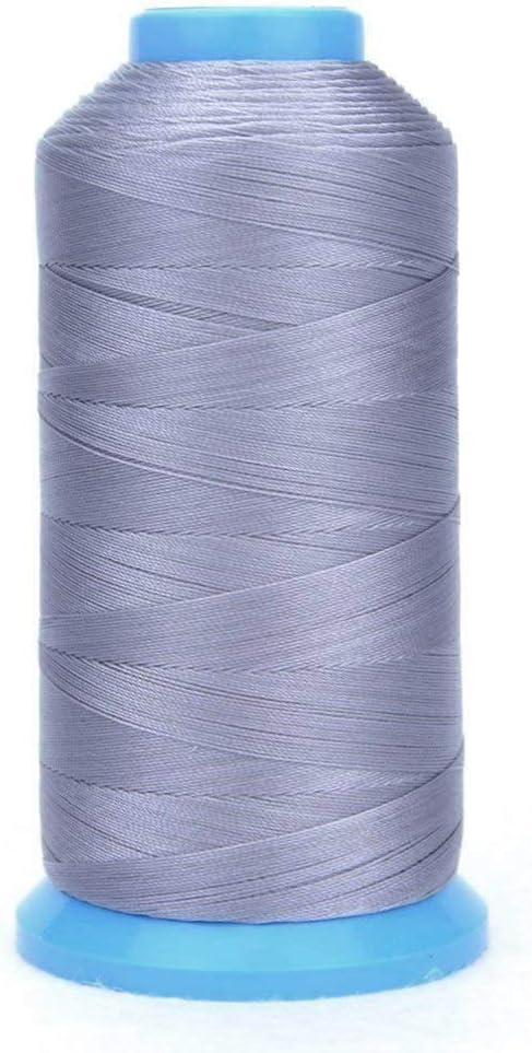 WheateFull - Strong Nylon Sewing Thread for Outdoors, Leather Seats, Bags, Shoes, Canvas, Upholstery and Sewing Machine Grey