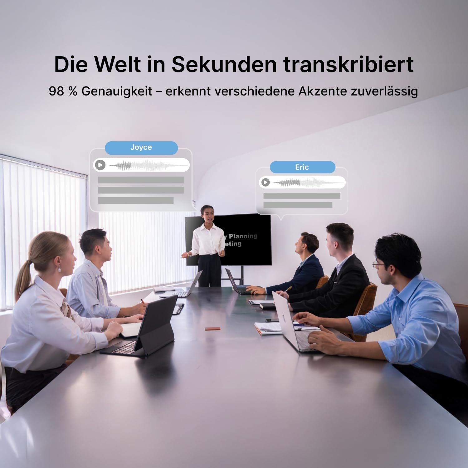 Comulytic Note Pro KI Digitales Diktiergerät mit Unbegrenzte Transkription & Zusammenfassen, Aufnahmegerät mit Schreibfunktion, 113 Sprachen, Voice Recorder für Meetings, Vorlesungen, Schwarz