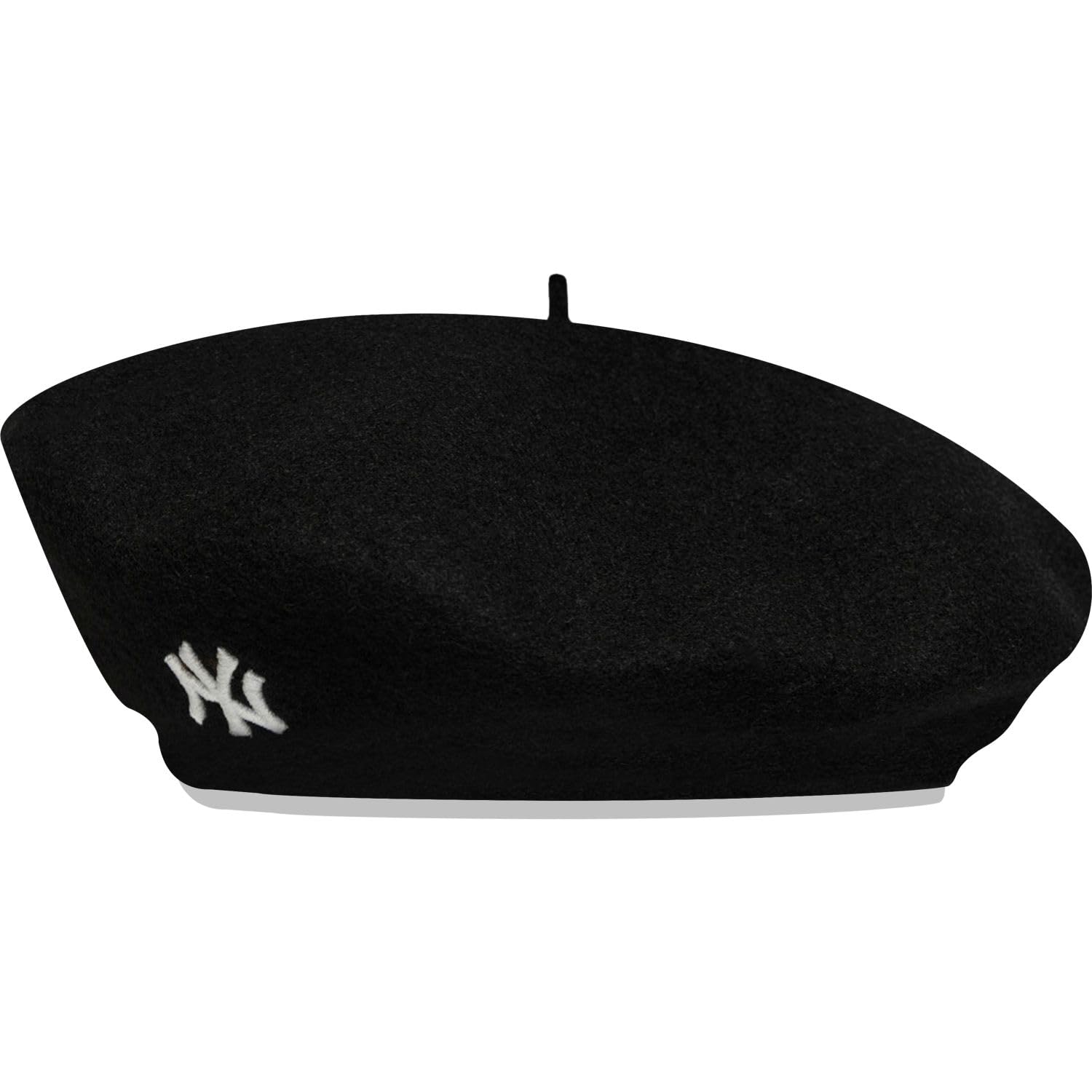 New Era Gorro de boina para mujer, diseño de New York Yankees, color negro