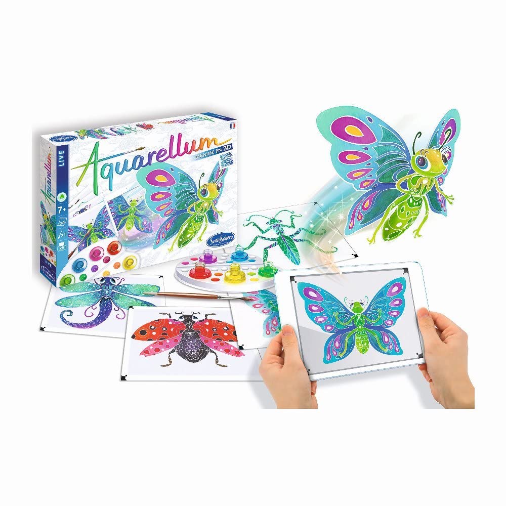 Peinture SentoSphère Aquarellum Live Fonds Marins - Peinture enfant