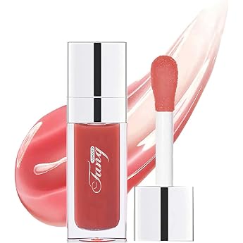 Lip Gloss Lip Oil Plump Glow Oil Long Lasting Plumping Lip Gloss Moisturising Lip Gloss Lip Oil for Lip Care and Dry Lips