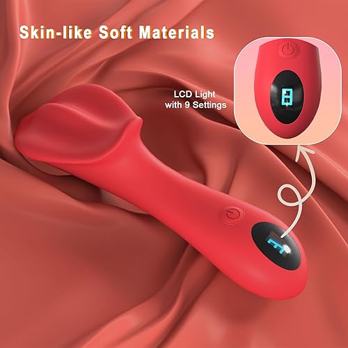 Miniatura 6 de Varita vibradora para mujer, juguetes sexuales 3 en 1, vibrador de clítoris, vagina y labio, estimulador de clítoris LCD, 9 vibraciones, bala de