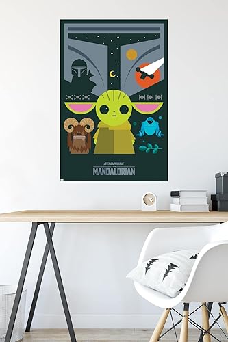 Miniatura 4 de Trends International 24X36 Star Wars The Mandalorian - Geo Pop Group Wall Poster