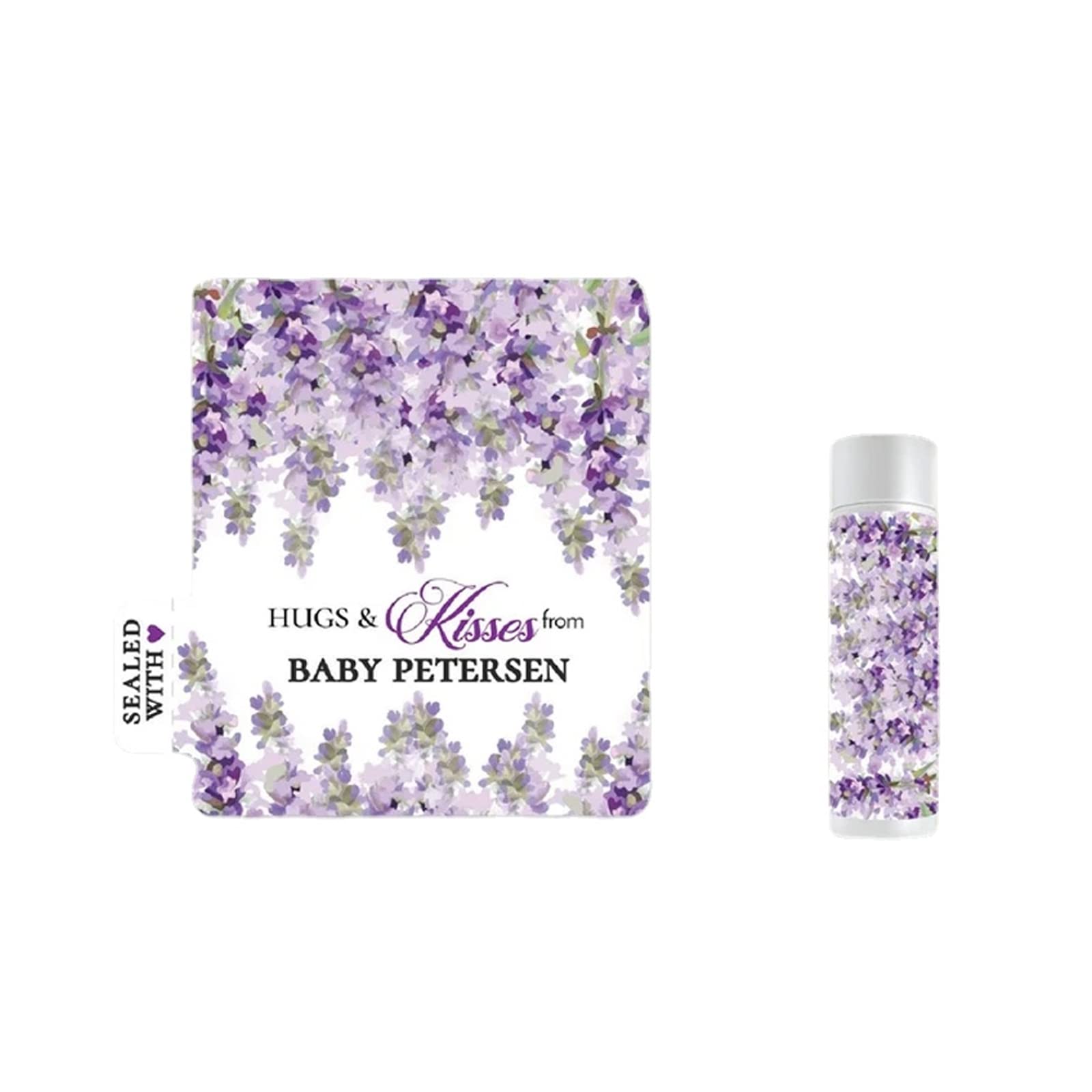 chapstick Labels Customized Wedding Chapstick Flowers Bridesmaid Gifts Bridal Shower Favor Bridesmaid Personalized Lip Balm Wedding Lip Balms