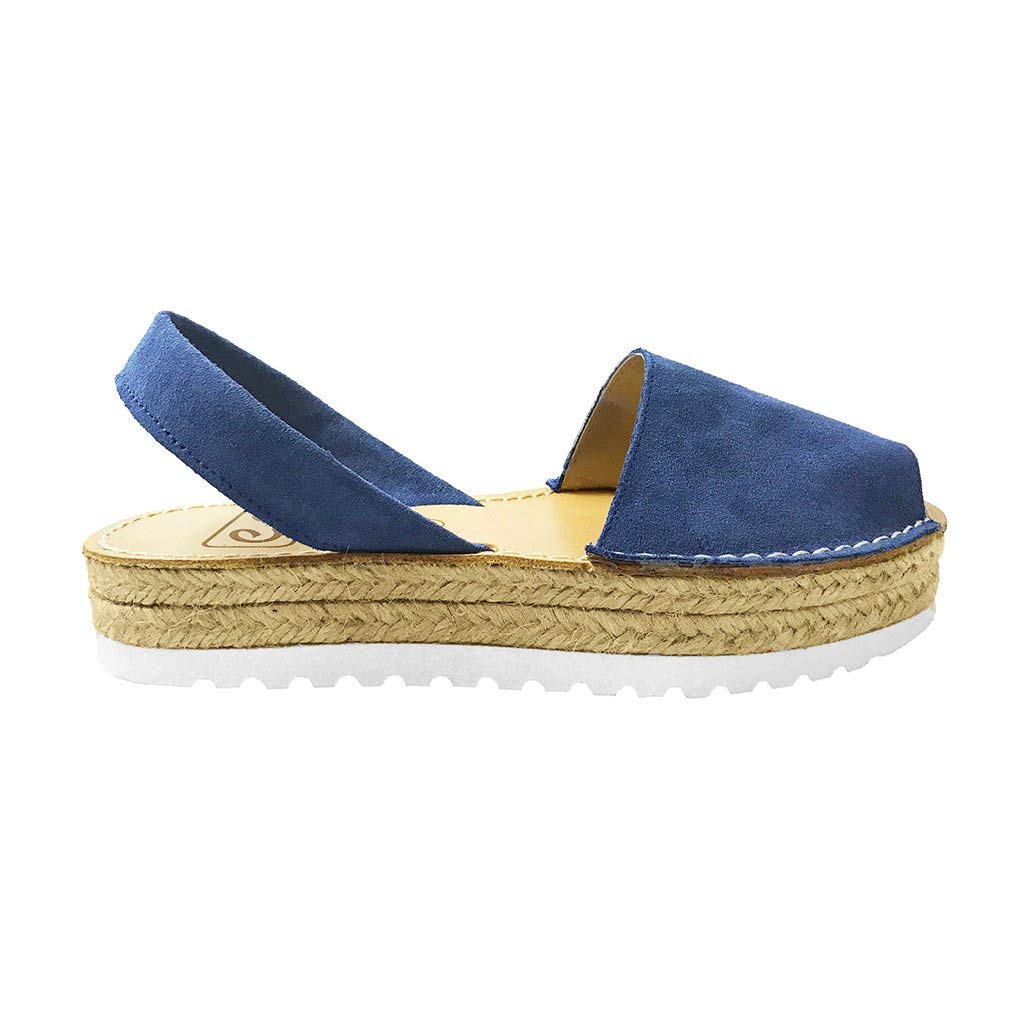 Platforms - Artisan-made Leather Espadrilles Avarca Sandals for Women