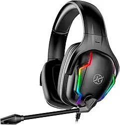 Headset Gamer Kalkan Munin RGB Preto 7.1 Virtual Surround USB KLK00022