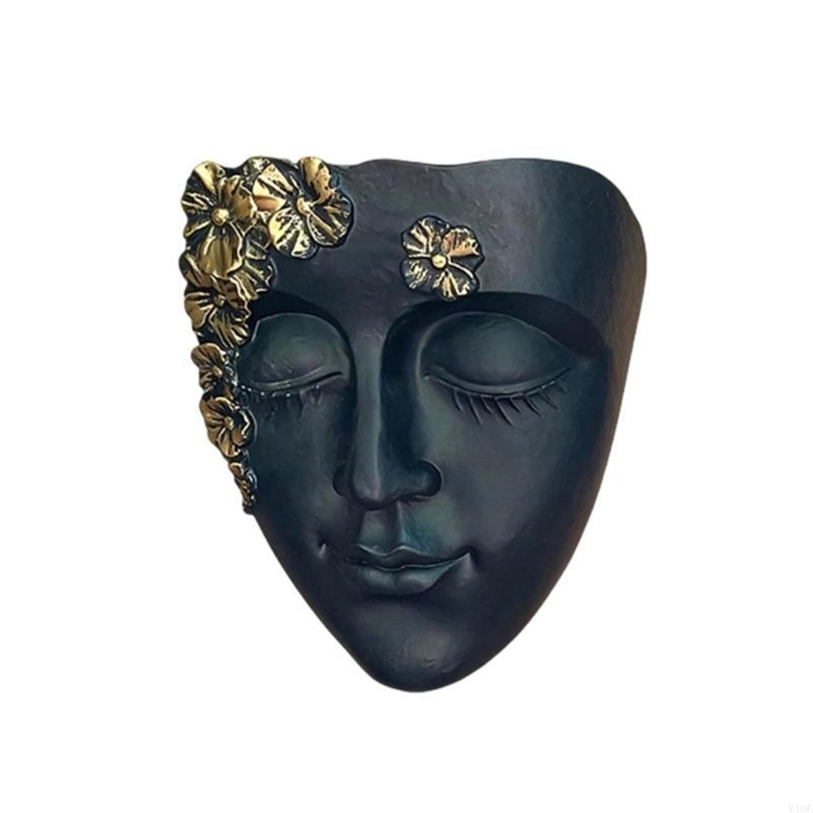 Wall Mounted Vase Artistic Face Profile Wall Planter Pot