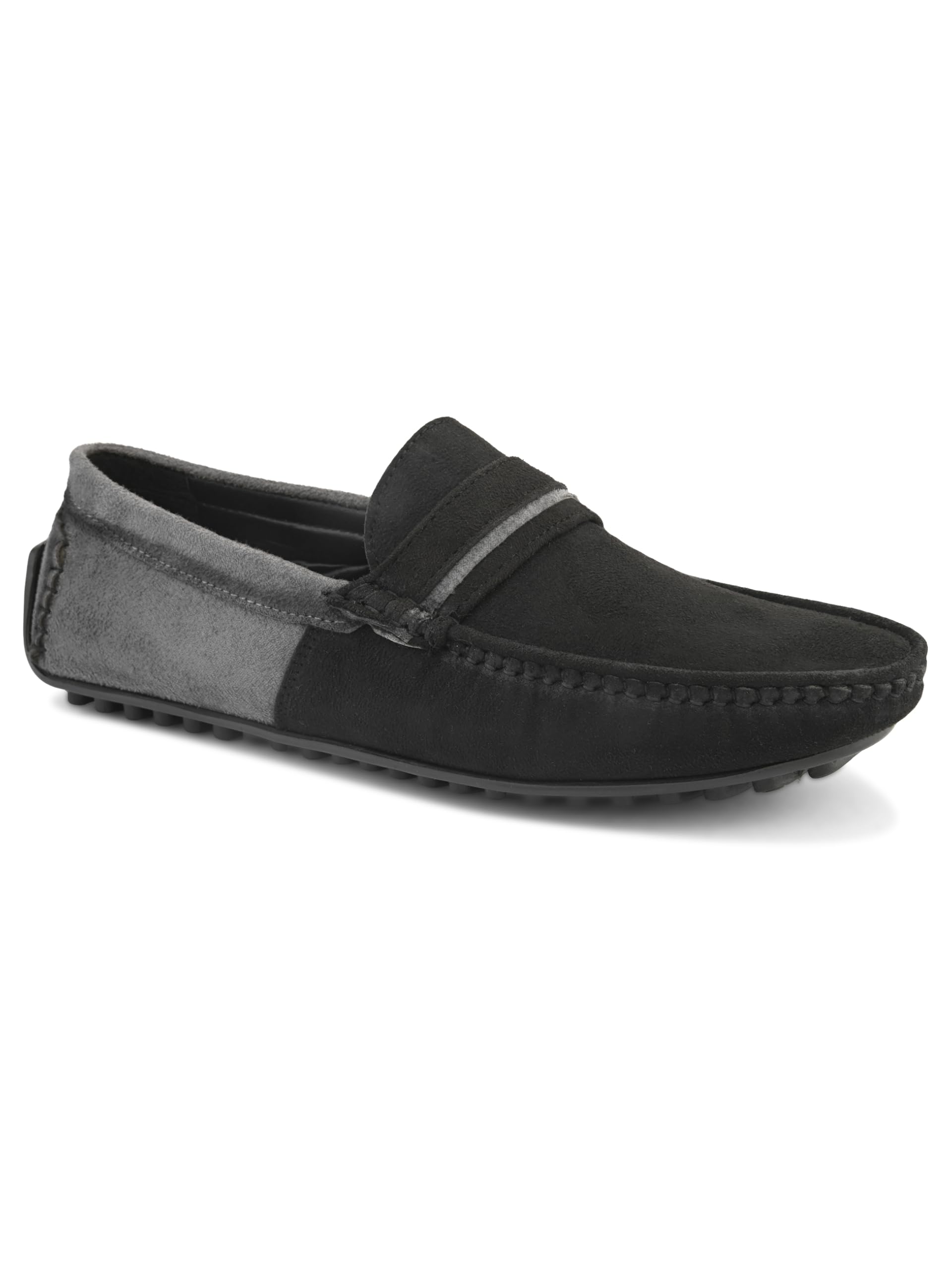 Men's Suede Causal Loafer Shoes | Moccasins | Lighweight Slip-On's | Soft Cushioned Insole | Stylish & Comfortable | Lightweight Shoes for Men, Designed for All Seasons-image-45