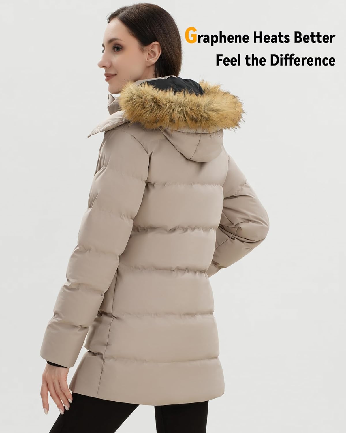 Genovega Women Graphene Heated Jacket + 2 Power Banks (S)