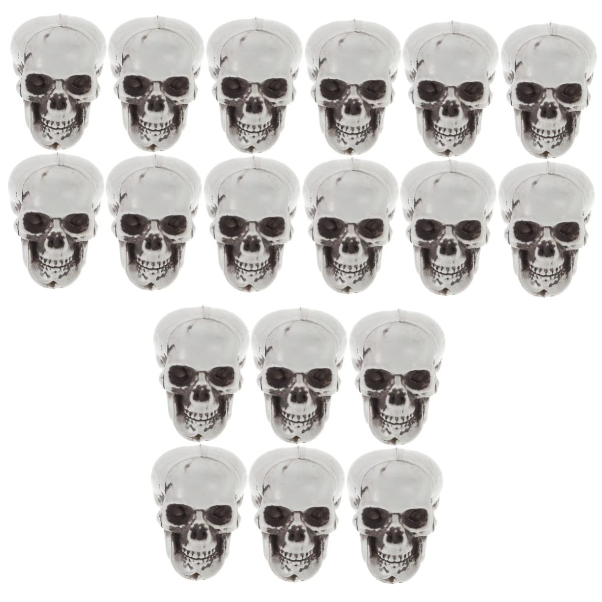 VALICLUD 54 STK Spielzeug Halloween-Party-Foto-stütze Party-deko-Accessoire Spukhausdekoration -tischdekoration Halloween-partydekoration Spukhaus-Requisite Partybedarf Schädel