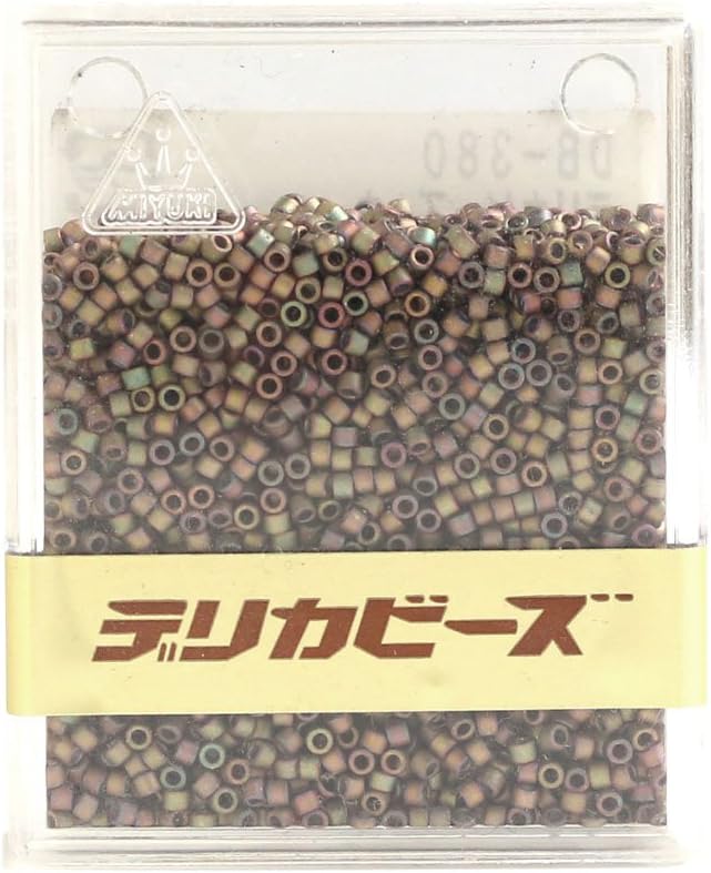 Miyuki DB380-20G Delica Beads, Round, 0.7 oz (20 g), Approx. 4,000 Capsules