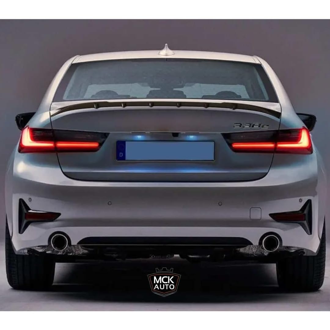 330e Negro Brillante Guardabarros Delantero Trasero Negro Insignia Logo Bota Emblema Adhesivo Tuning