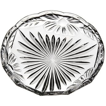 Teller Kuchenteller Tortenteller Gianna Transparent D 17 cm Kristall