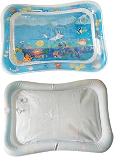 ibasenice Tapete De Água Para Bebês Tapete De Brincar De Chão De Bebê Almofada Inflável Almofada De Água Brinquedo De Bebê Almofada Inflável Almofada De Gelo Tapete De Brinquedo Almofada