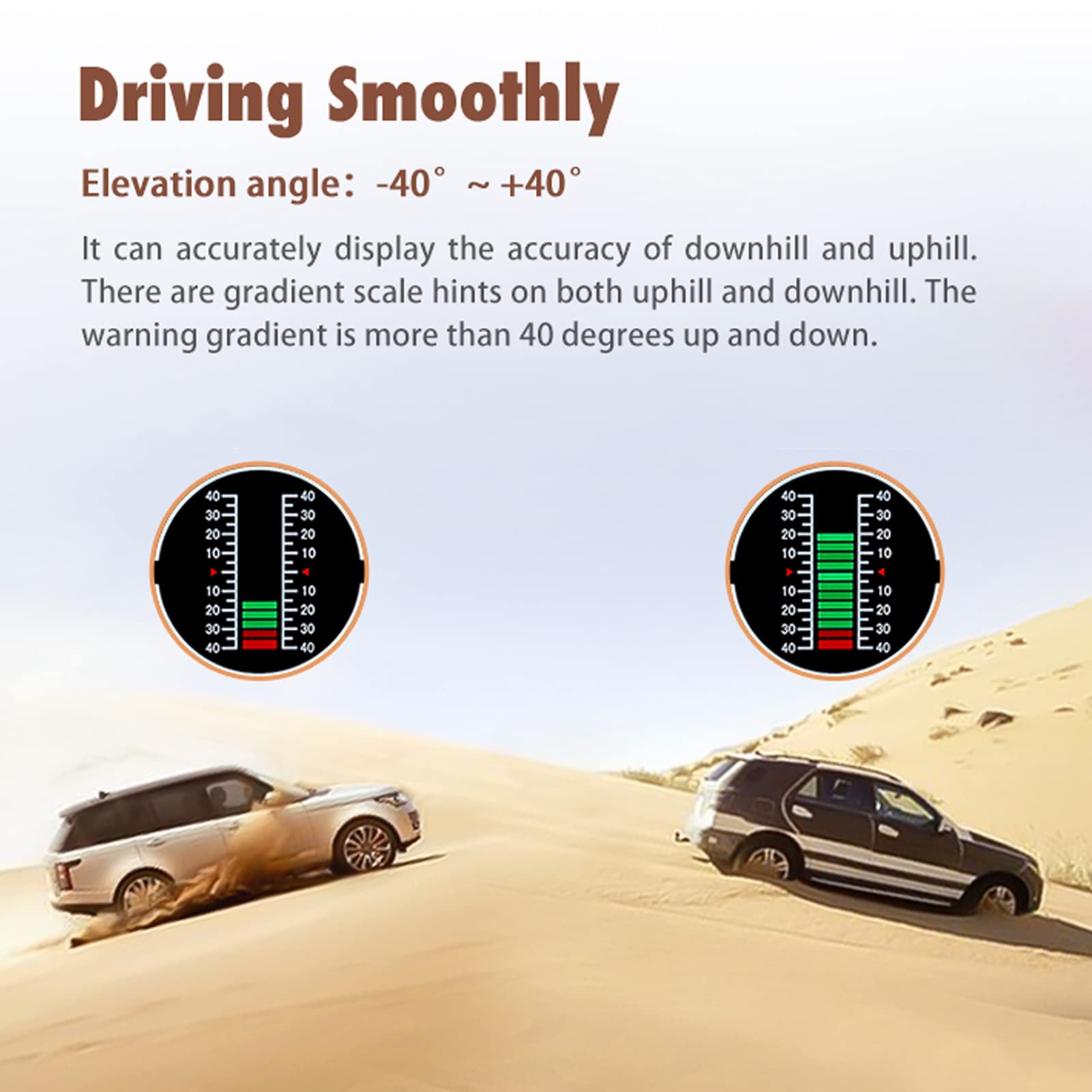 KIMISS Universal Smart Hud Display, ABS PC Car Escort GPS Satellite Speed ​​​​Time Speeding Alarm Funzione Display Bussola