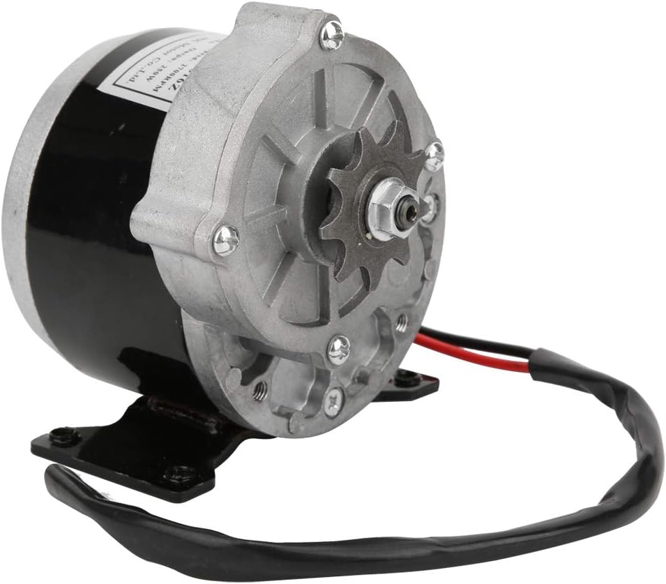 Geared Motor, Low Noise Full Copper Wire Rotor High Precision Accessories, with Stable Performance, for Electric Vehicles Amusement Equipment Agricultural Machinery (12V250W)
