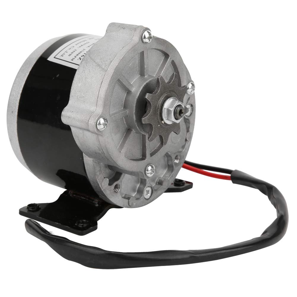 Geared Motor, Low Noise Full Copper Wire Rotor High Precision Accessories, with Stable Performance, for Electric Vehicles Amusement Equipment Agricultural Machinery (12V250W)