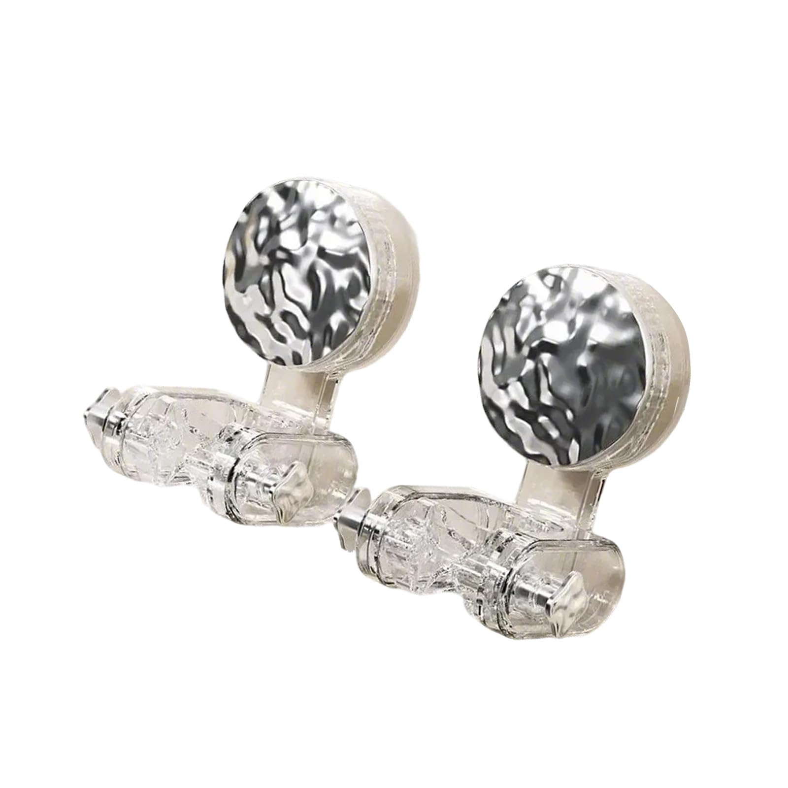 of 2 Multipurpose Removable Shower Holders Simple to Install for Enhances Shower in Hotel Bathroom Suction Cup Brackets