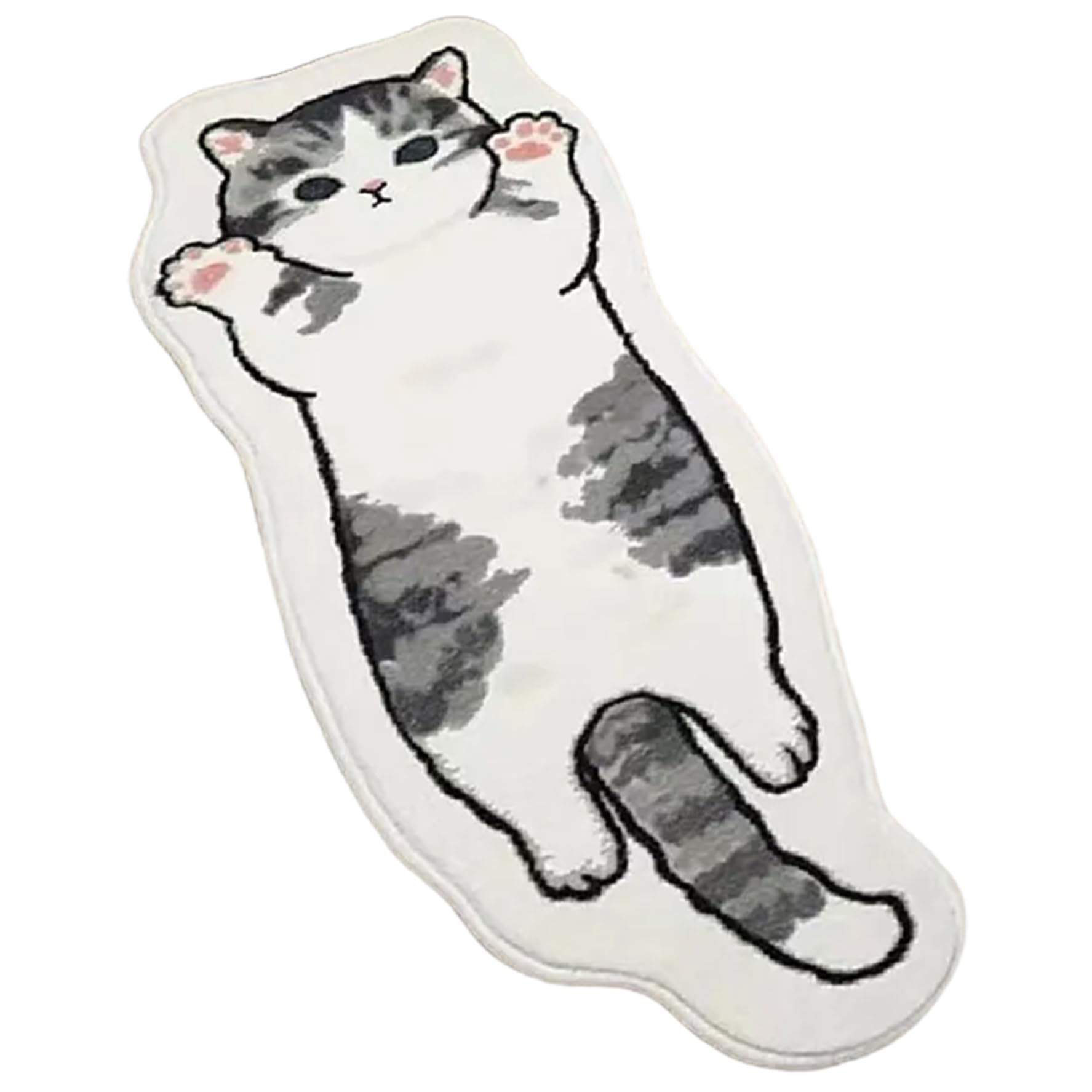 Tapis de chat irrégulier et doux pour sol de chambre à coucher enfant