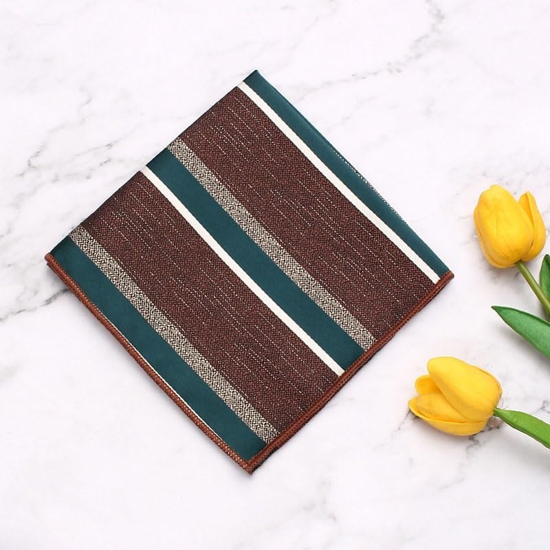 Men's Formal Suit Pocket Square Wedding Polyester Handkerchief Party Pocket Towel Suit Accessory