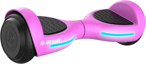 Gotrax ELFFLASH Hoverboard for Kids, 6.5" LED Wheels & Headlight, Max 3.1Miles Range & 5mph6.2mph Power by Dual 150W200W Motor, UL2272 Certified