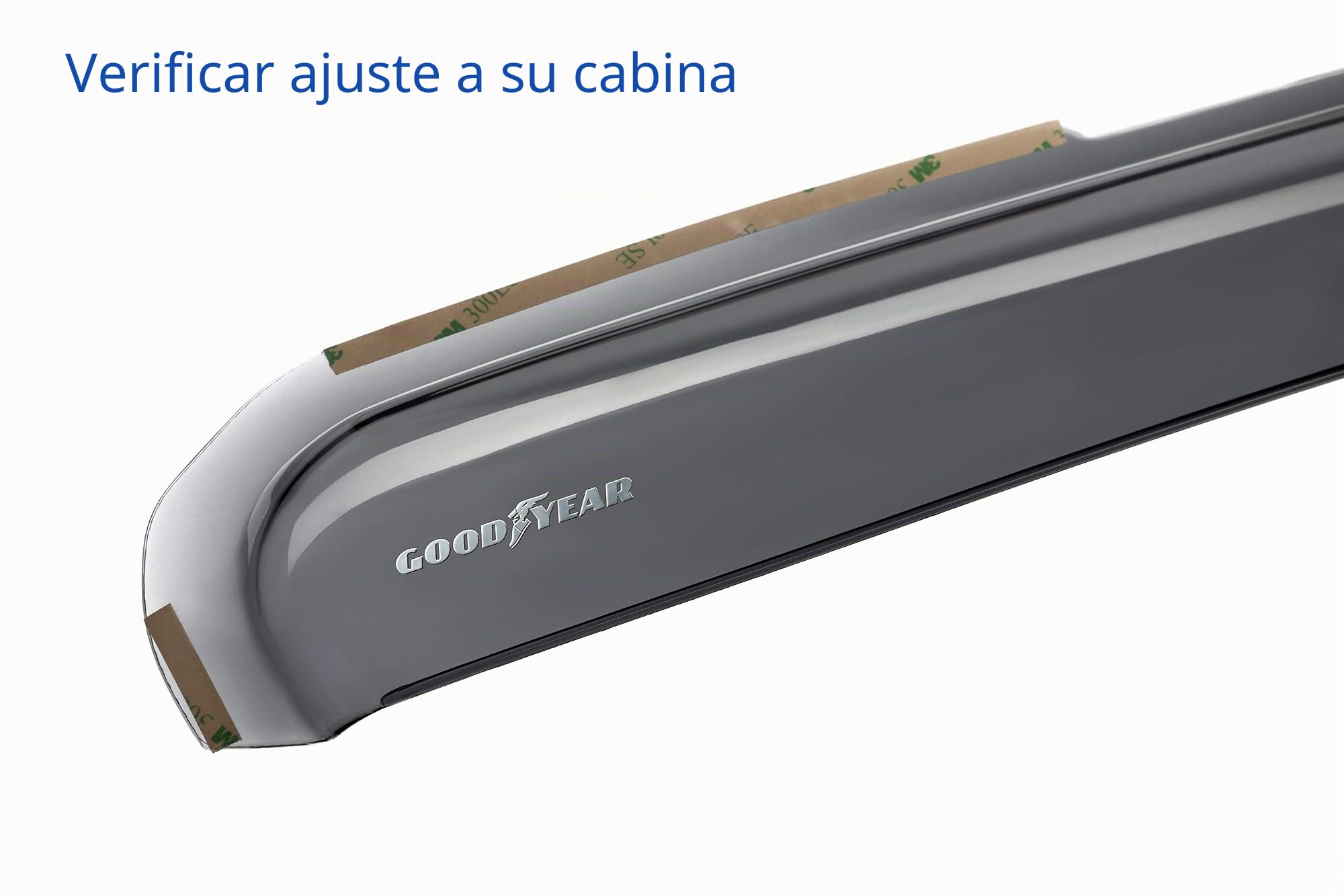 Goodyear Deflectores para/Compatible con Ford Ranger 11-22 - en Canal 4ud | Derivabrisas Ford Ranger III T6 – deflectores ventanilla coche, cortavientos, paravientos, policarbonato, duradero
