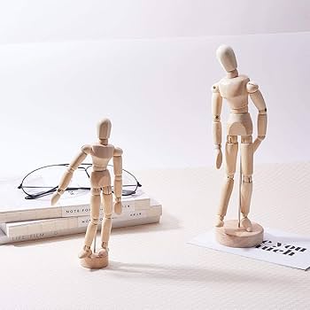 ヴィンテージ 木製可動人形 楽天市場】送料無料 デッサンドール デッサン人形 モデル人形