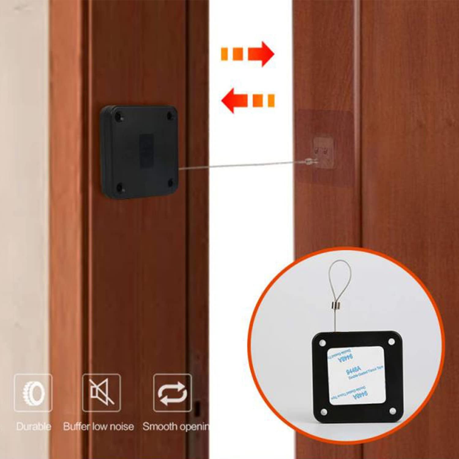 KINHARD Ferme-Porte Automatique: Sécurité et Simplicité pour Votre Maison - Image détaillée