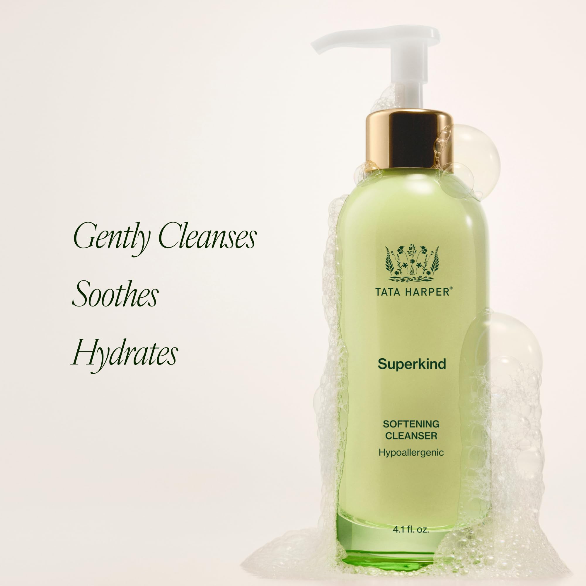 Tata Harper Superkind Softening Cleanser for Sensitive Skin, Fragrance-Free, 125ml