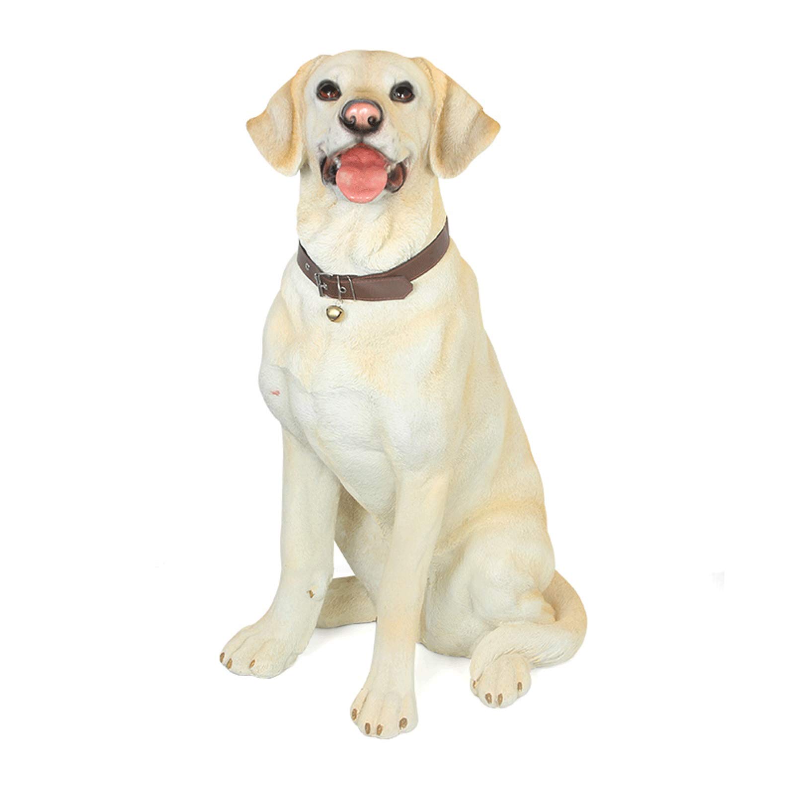 Desktop Decoration Super Simulation Dog Statue Living Room and Garden Collection Resin Animal Sculpture Garden Gift Home Outdoor Decor Durable Long Lasting Desktop Ornaments