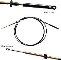 Vista 2 de JohnsonEvinrudeOMC Nuevo OEM 10' Cable de control remoto 173110, 0173110 10 pies