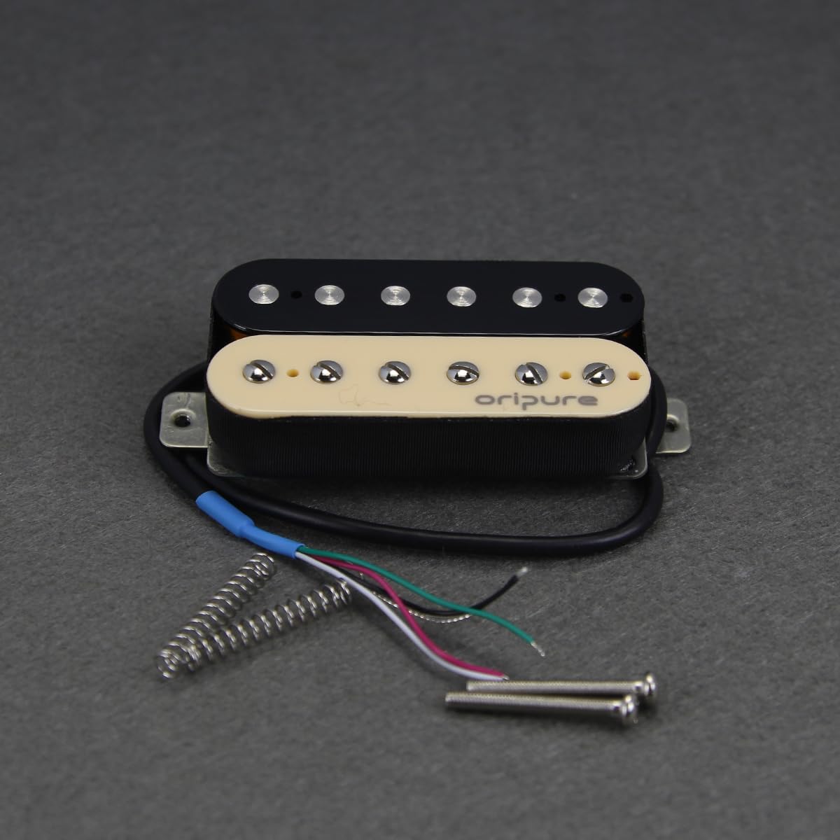 OriPure Alnico 5 Humbucker Pickups 8-9K Bridge Pickup,Zebra