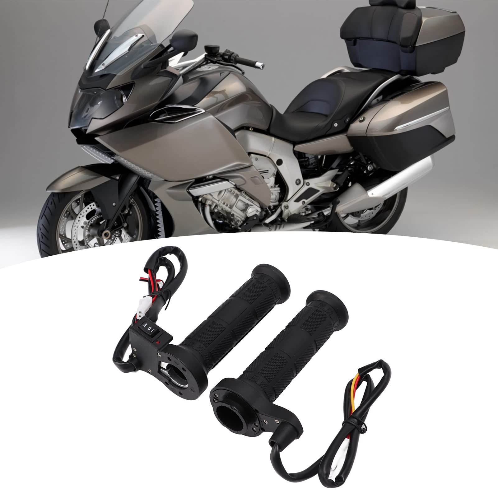Poignées, 1 paire 22mm (7/8 ") Moto ATV Électrique Chauffant Chaud Poignées Chaudes Guidon