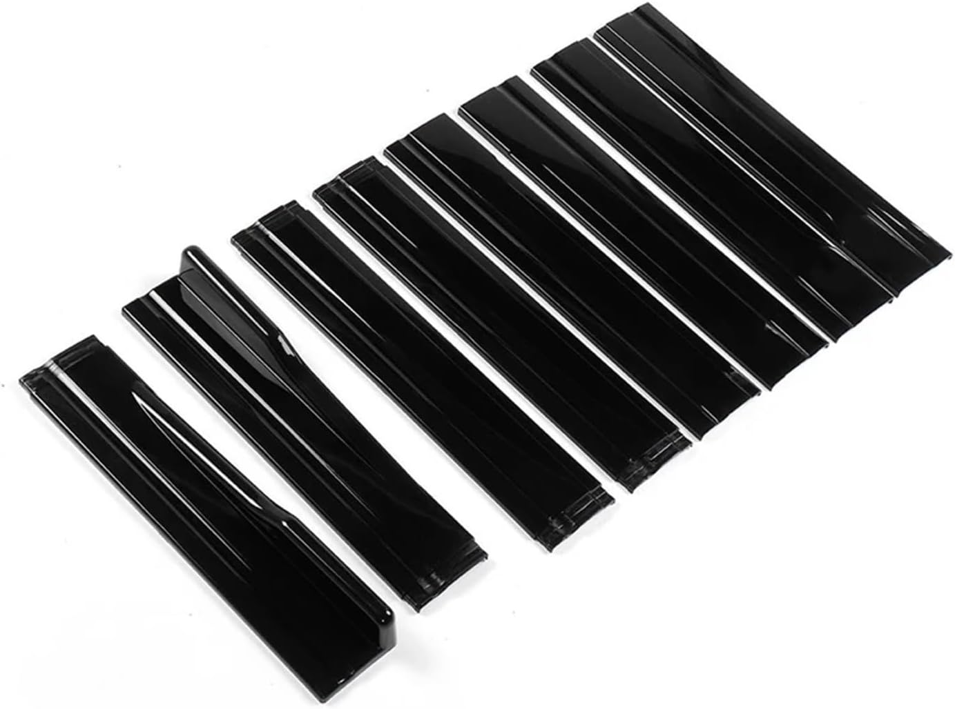 ユニバーサル 2.2m 車用サイドスカートエクステンション スプリッター ウィングレット サイドバンパーリップ BMW F10 F1