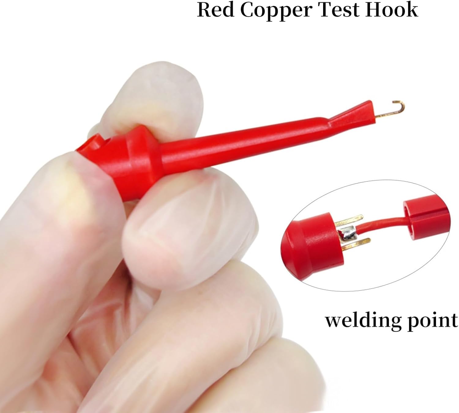 P6100B 100MHz Oscilloscope Probes X1/X10 + P1007B Test Hooks Leads Mini Grabber to BNC Coaxial Cable Insulated Probe 10:1