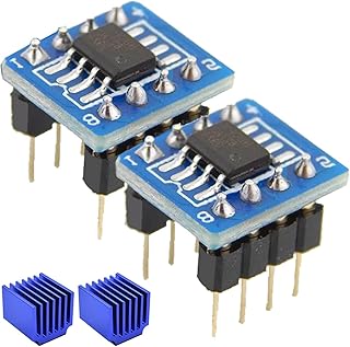 DAOKI Op Amp OPA627AU Mono Operational Amplifier, Dual to Mono Op AMP Module DAC Operational Amplifier OPA627AU Replace NE5532 for Digital to Analog Converter Audio, with Heat Sinks, 2 PCS