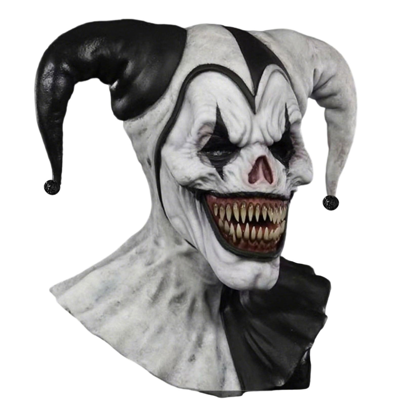 Masque de clown à tête complète avec conception ventilée respirante