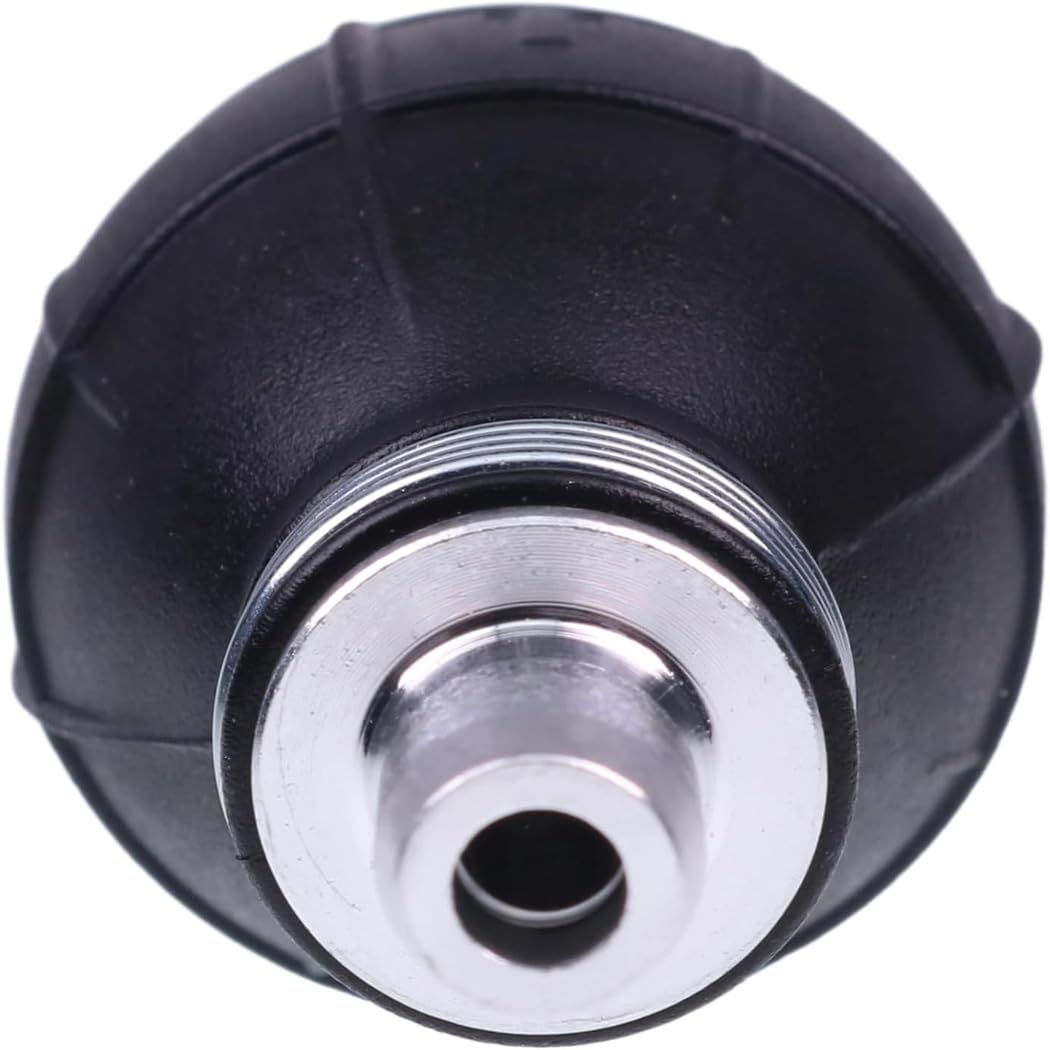 Voarge Pompa paliwowa, gumowa i aluminiowa pompa paliwowa, przewód pompy paliwowej z ręcznym podkładem, do samochodu, łodzi, akcesoria zewnętrzne (8 mm)
