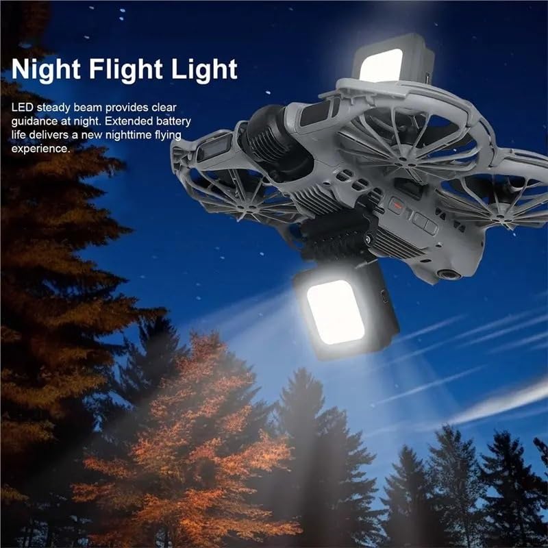 Compatibile con DJI Luce LED navigazione lampeggiante antiurto volo notturno Neo 2