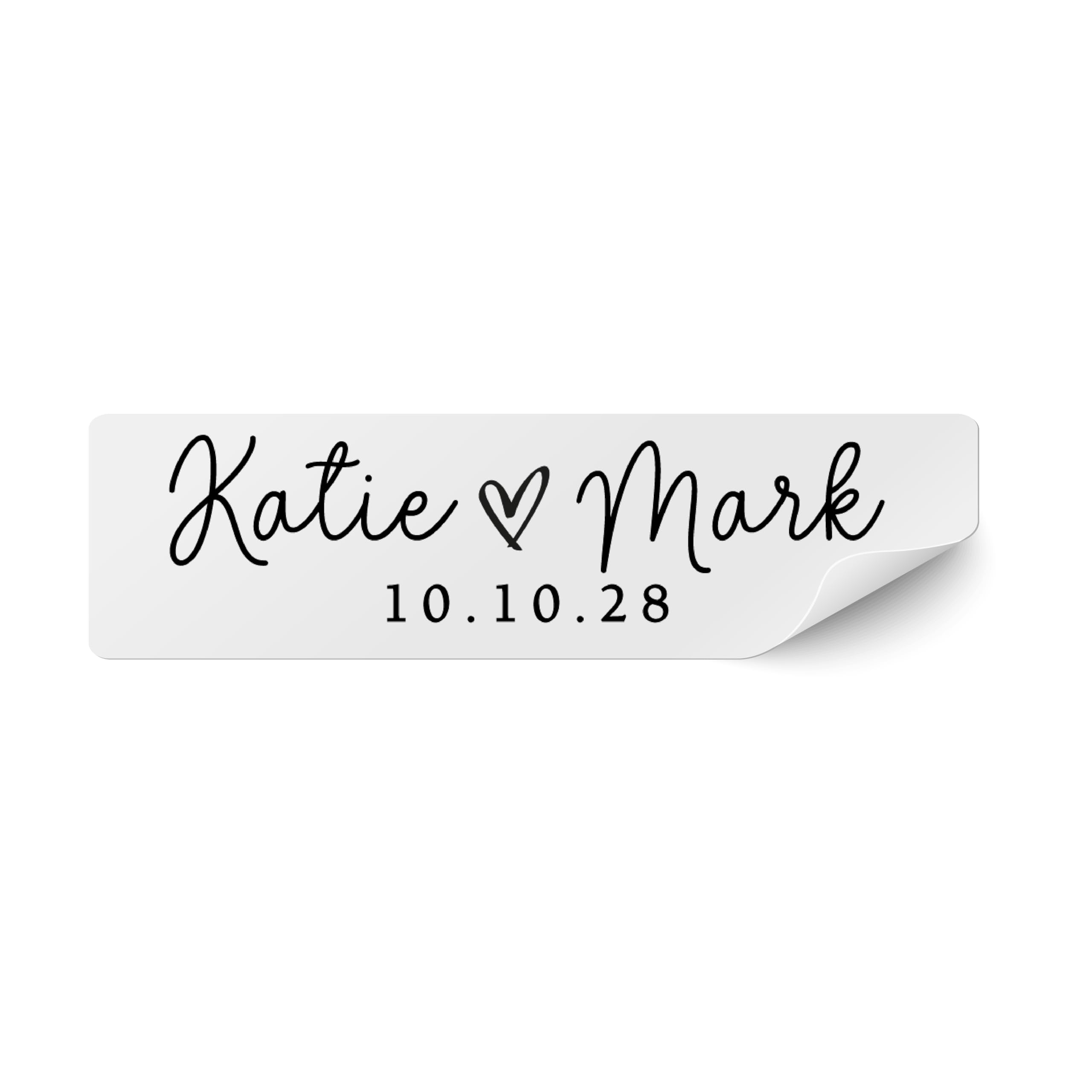 Custom Wedding Thank You Stickers for Guests, Wedding Stickers for Envelopes and Bags, Foil Wedding Stickers for Luxury Packaging - GL03