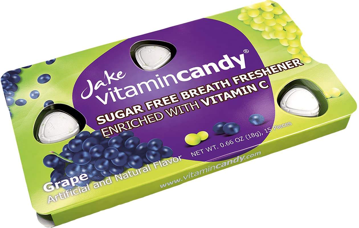 JakeVitamin Sugar Free Grape Flavor Candy 18 g