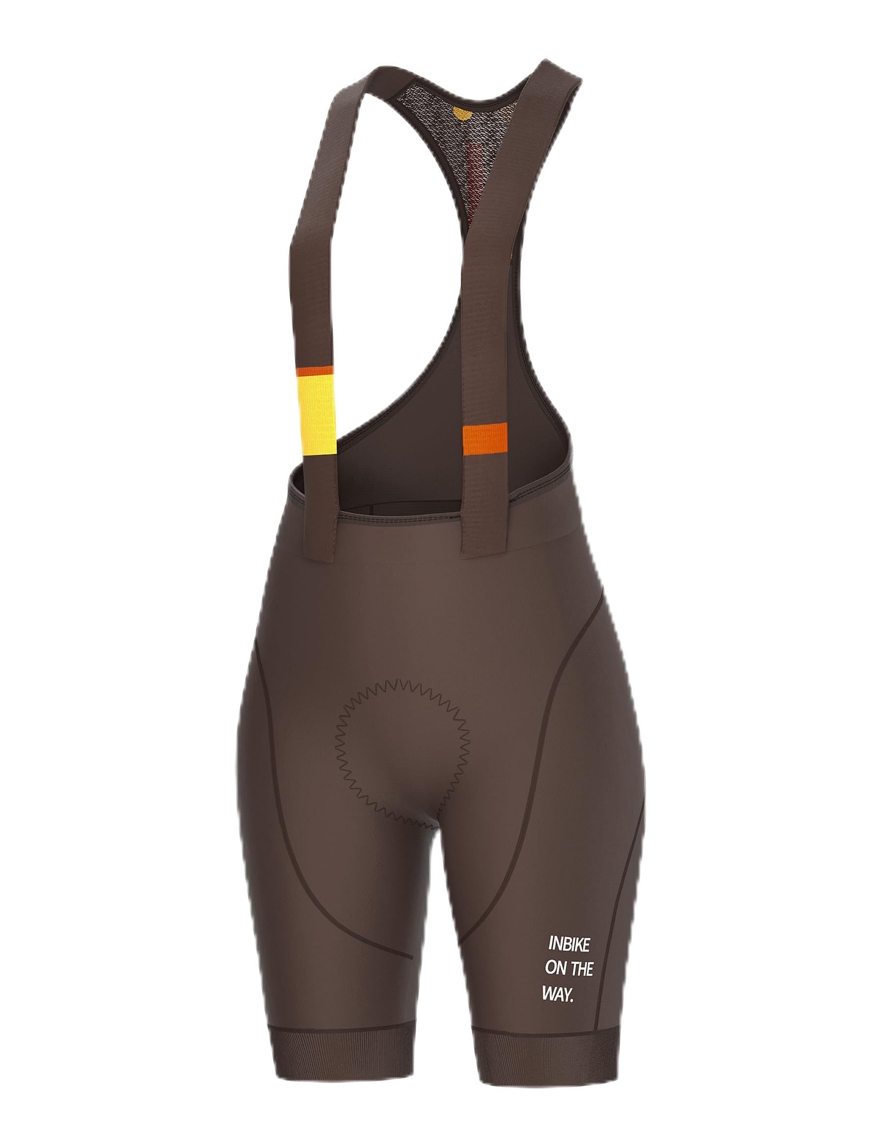 INBIKE Women's Cycling Bib Shorts with 3D High Density Sponge Padded Long Cycling Breathable Bib Shorts