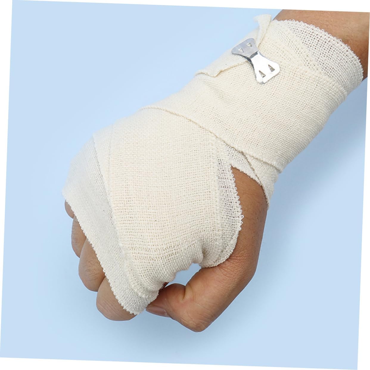 6rolls Elastic Compression Wrap Elastic Bandages for First Aid Home School Outdoor Use Durable Breathable Strong Support for Wound Protection