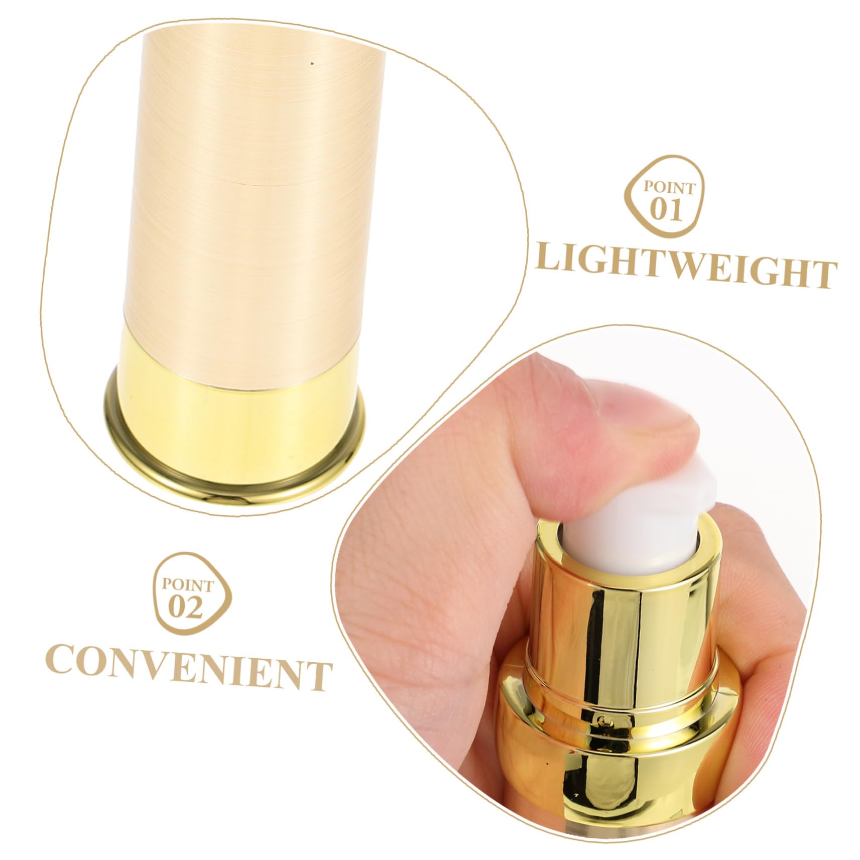 VALICLUD 4 Set Bottiglie Per Viaggio Contenitori Cosmetici Airless Dispenser Per Liquidi Portatili Per Skincare E Pratiche E Sicure Per Esigenza 3 Pezzi*4