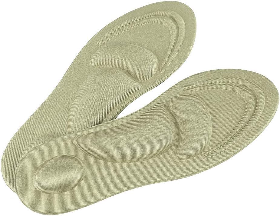 HOME CUBE Memory Foam Insoles Arch Support Heel Support Insoles For Flat Feet Plantar Fasciitis Pain Relief Comfort Cushion Pads Thin Shoe Liner Inserts Non-Slip Shoe Pads for Shoe Boots (Women) (B0CRV8YZSP) Amazon Price History, Amazon Price Tracker