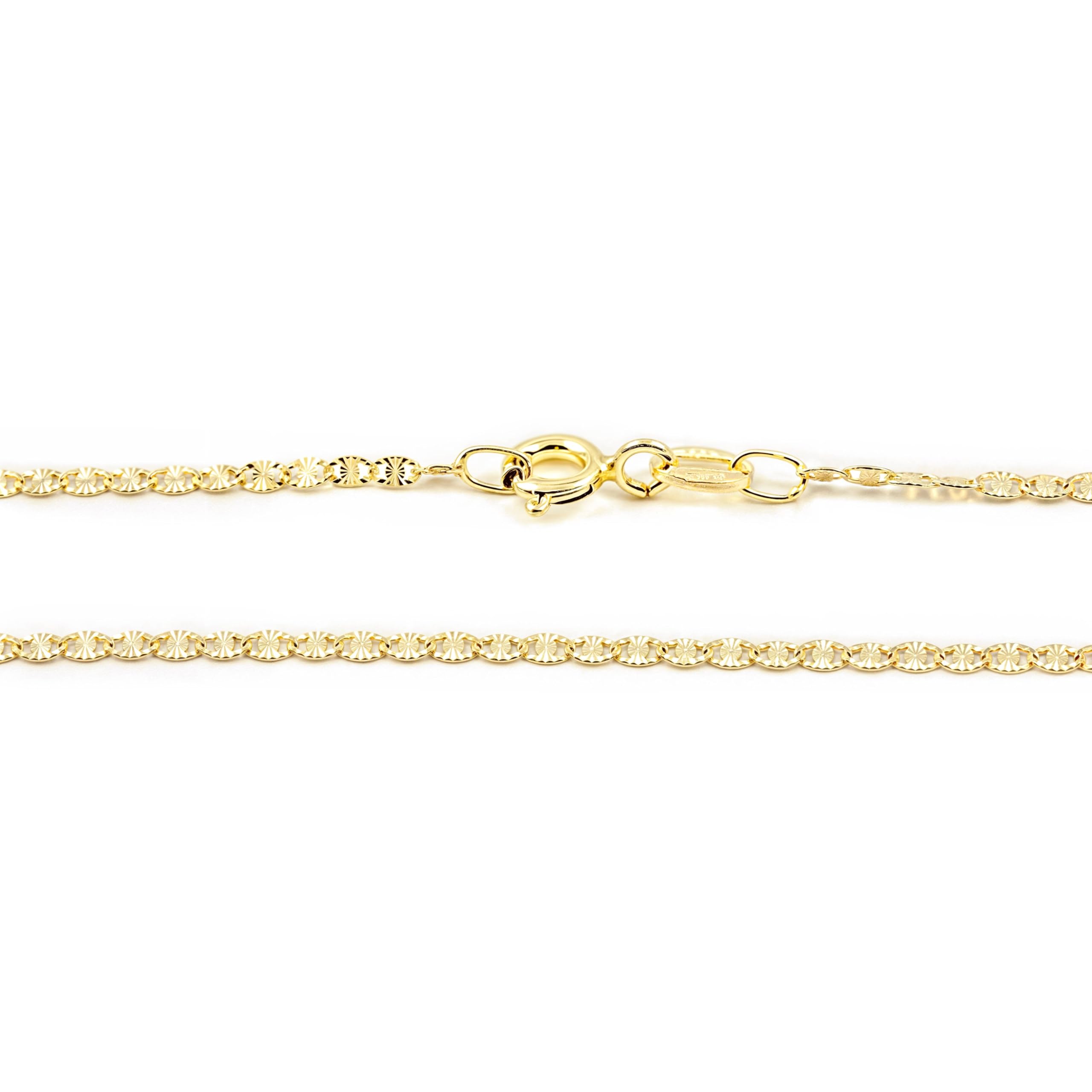 Monde Petit Gelbgold Kette 18k (50 cm) - Geschenkbox - Garantiezertifikat