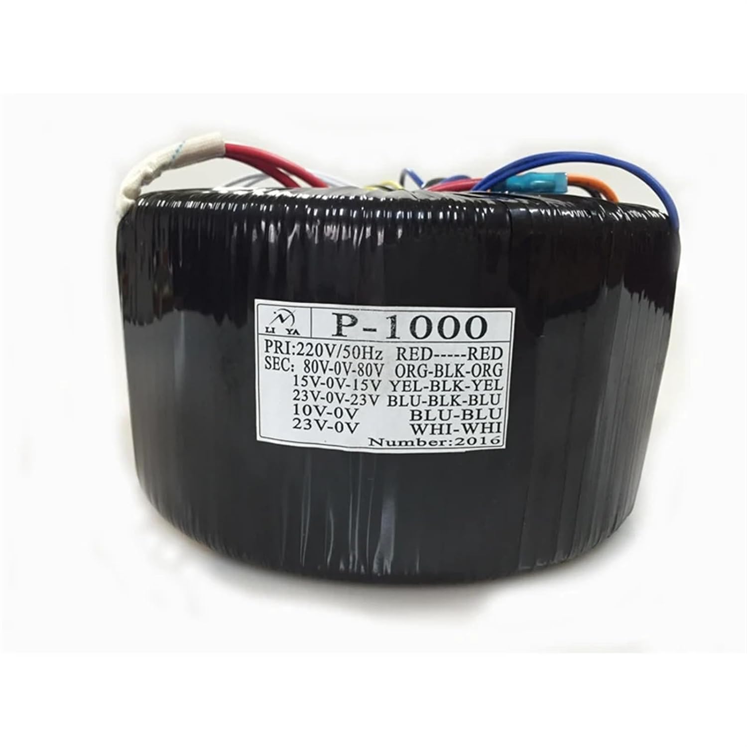 2500W Toroidal Transformer Single-Phase Isolated Pure Copper Power Supply Full Copper Full Power Voltage 1Pcs